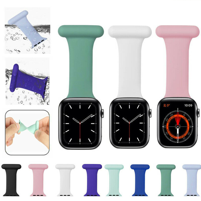 New Nurse Pin Straps for Apple Watch 45mm 41mm 38mm 42mm 44mm 40mm Band Silicone Bands Bracelet for Iwatch Series 7 6 SE 5 4 3 2 1 Straps Accessories
New Nurse Pin Straps for Apple Watch 45mm 41mm 38mm 42mm 44mm 40mm Band Silicone Bands Bracelet for Iwatch Series 7 6 SE 5 4 3 2 1 Straps Accessories