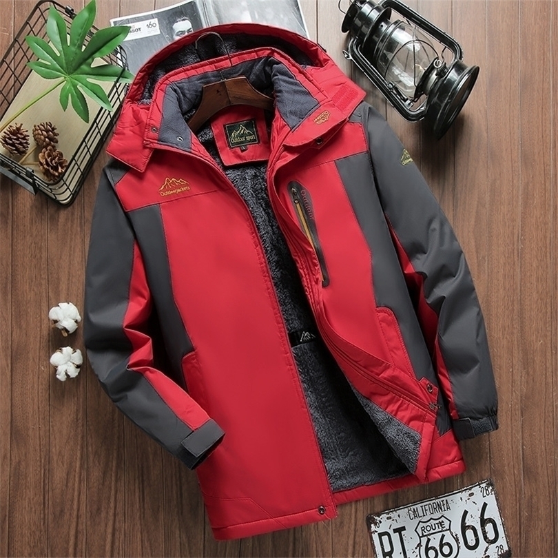 New Men Softshell Outdoor Jacket Men Multifunction Windproof Waterproof Jacket Male Winter Sailing Mountain&Hiking Outwear 201116