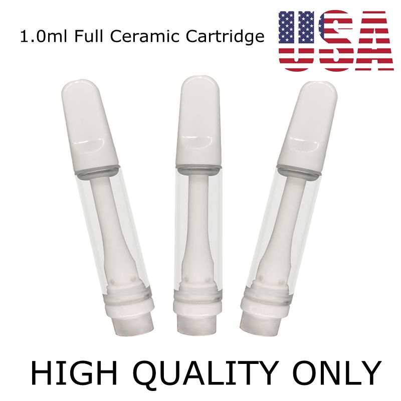 1.0ml Full Ceramic Cartridge Atomizer USA STOCK 510 Empty Disposable Vape Pen Thick Oil Four 2.0mm Hole Carts 1 Gram Tank Local 2-5 Days Delivery
1.0ml Full Ceramic Cartridge Atomizer USA STOCK 510 Empty Disposable Vape Pen Thick Oil Four 2.0mm Hole Carts 1 Gram Tank Local 2-5 Days Delivery
