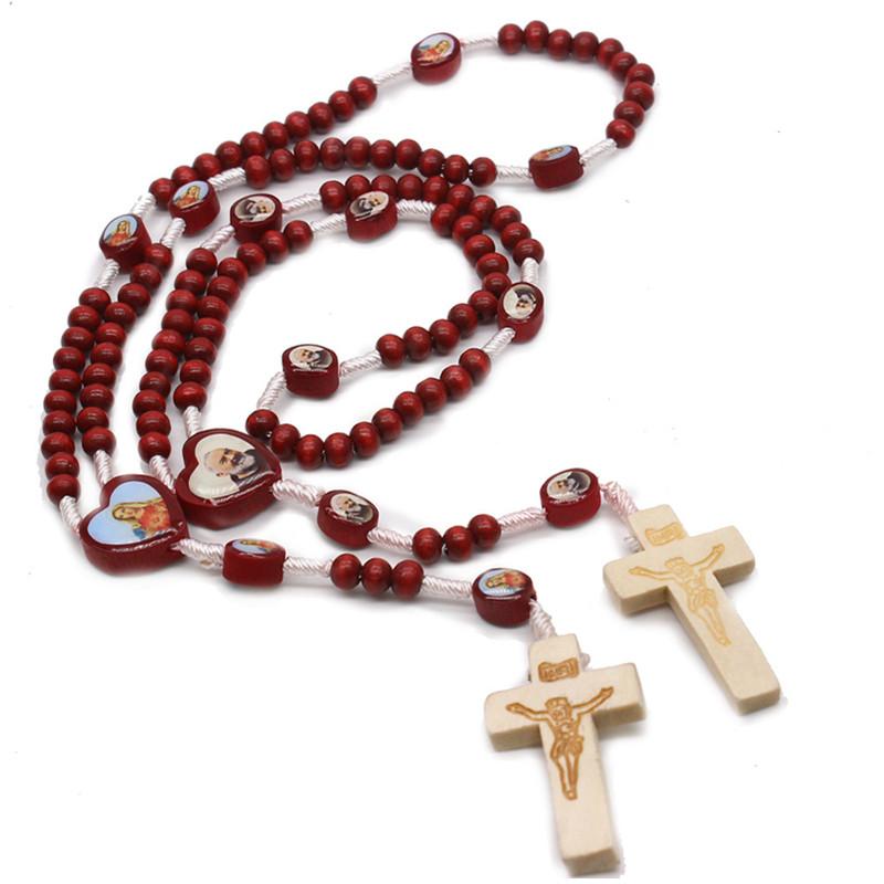 Pendant Necklaces Handmade Redwood Beads Rosary Necklace Cross Religious Catholic Jewelry Hand Hold For Women ManPendant PendantPendant
Pendant Necklaces Handmade Redwood Beads Rosary Necklace Cross Religious Catholic Jewelry Hand Hold For Women ManPendant PendantPendant