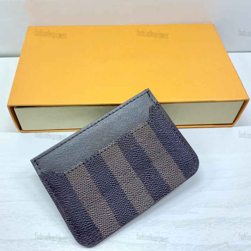 Wholesale Designer Men Women Credit ID Card Holder Real leather Wallet Flower check mens purse Top Quality Fashion Cardholder Case Luxury bag with box AA
Wholesale Designer Men Women Credit ID Card Holder Real leather Wallet Flower check mens purse Top Quality Fashion Cardholder Case Luxury bag with box AA