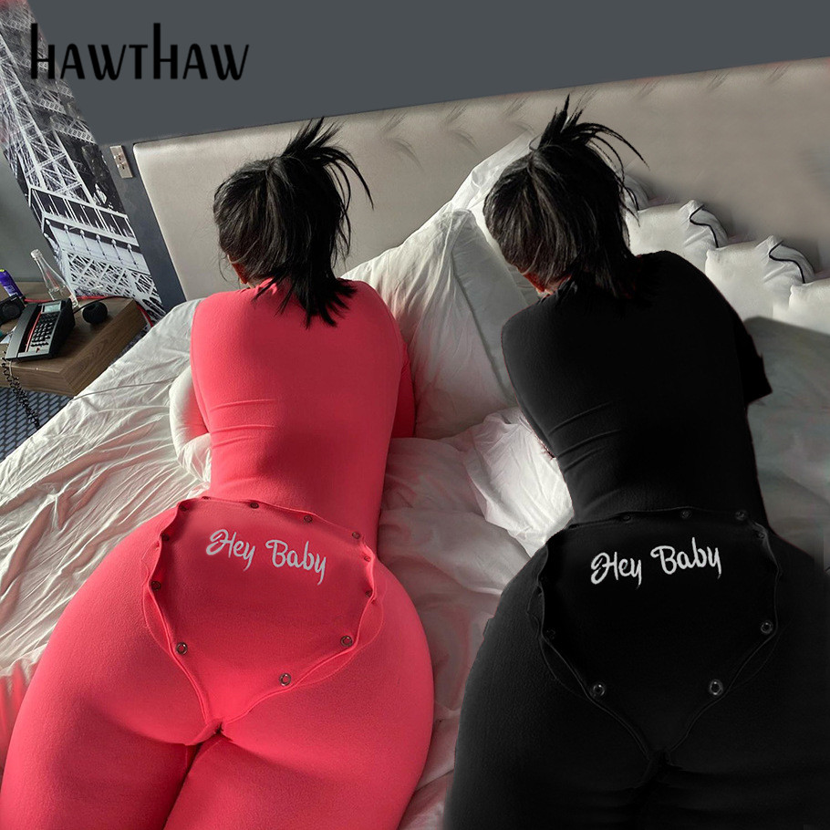 Hawthaw Women Autumn Winter Long Sleeve Letter Print Bodycon Sportswear Jumpsuit Playsuit Romper 2022 Fall Clothes Tracksuit, Black
Hawthaw Women Autumn Winter Long Sleeve Letter Print Bodycon Sportswear Jumpsuit Playsuit Romper 2022 Fall Clothes Tracksuit, Black