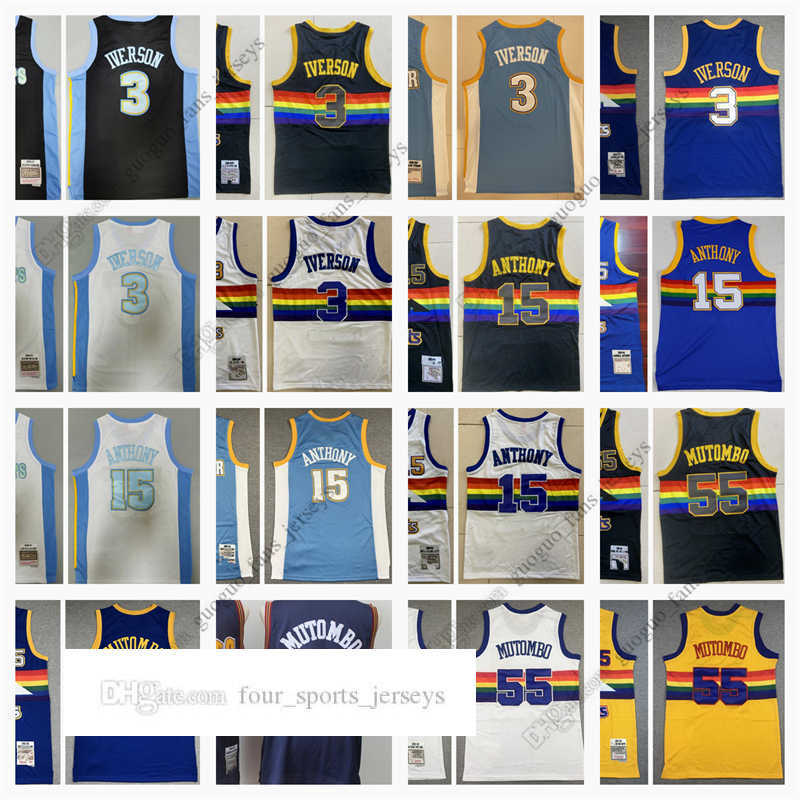 Retro Mitchell and Ness Basketball Jerseys Iverson 3 Allen Anthony 15 Carmelo Mutombo 55 Dikembe Top Quality City, Picture
Retro Mitchell and Ness Basketball Jerseys Iverson 3 Allen Anthony 15 Carmelo Mutombo 55 Dikembe Top Quality City, Picture
