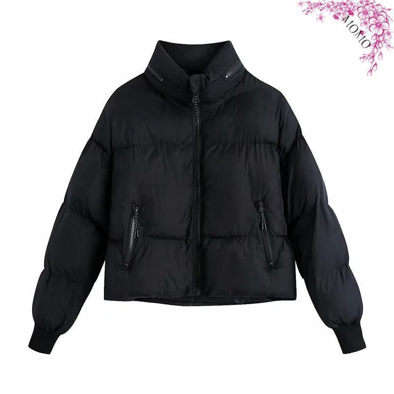 Women's Down & Parkas 2022 Winter Style Warm Fabric High Neck Zipper Loose Quilted Cotton Jacket Cotton-padded Bread Kare22, Black
Women's Down & Parkas 2022 Winter Style Warm Fabric High Neck Zipper Loose Quilted Cotton Jacket Cotton-padded Bread Kare22, Black