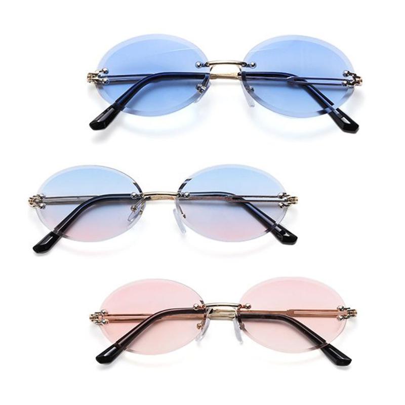 Sunglasses Vintage Rimless Shades Retro Oval Black Unisex Designer Pink Sun Glasses Female Oculos De SolSunglassesSunglasses
Sunglasses Vintage Rimless Shades Retro Oval Black Unisex Designer Pink Sun Glasses Female Oculos De SolSunglassesSunglasses