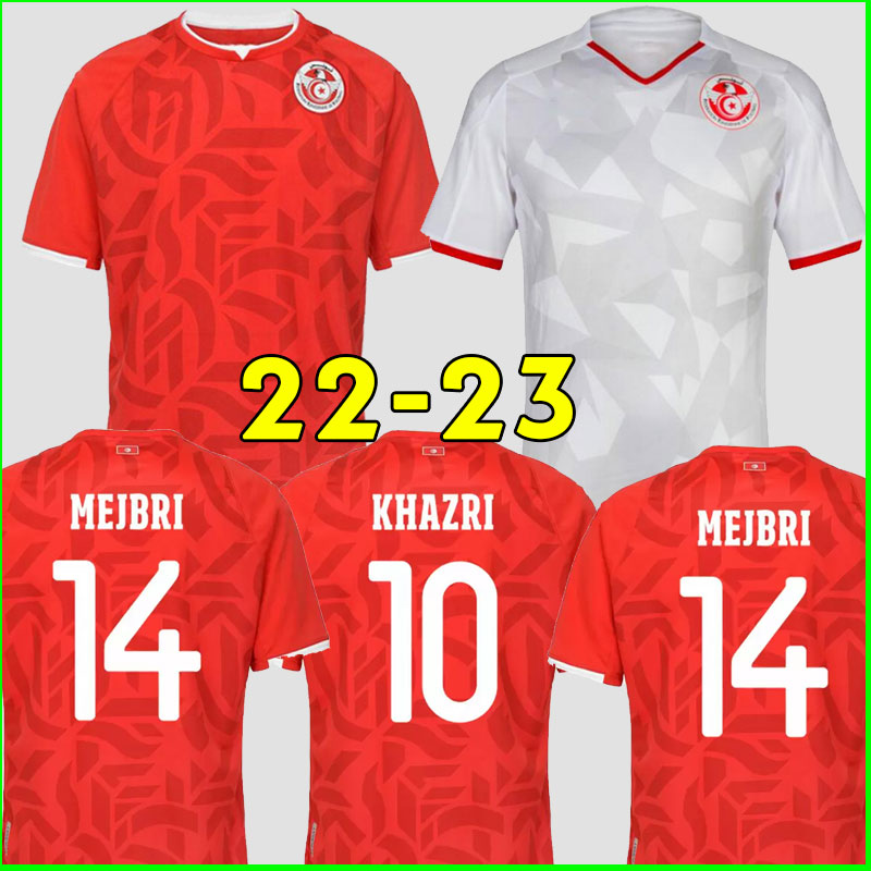 2021 2022 Tunisia National Team Soccer Jerseys M. SAKNI KHAZRI MEJBRI SLITI Football Shirts Short Sleeve Aldult Uniforms african cup, Away+patch
2021 2022 Tunisia National Team Soccer Jerseys M. SAKNI KHAZRI MEJBRI SLITI Football Shirts Short Sleeve Aldult Uniforms african cup, Away+patch