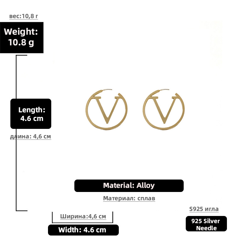 Fashion Jewerlry chunky gold hoop earrings Women brandjewelry 18K Gold Plated Designer Ear Stud Earrings Brand Designers Letters Earring Wedding Party gift
Fashion Jewerlry chunky gold hoop earrings Women brandjewelry 18K Gold Plated Designer Ear Stud Earrings Brand Designers Letters Earring Wedding Party gift