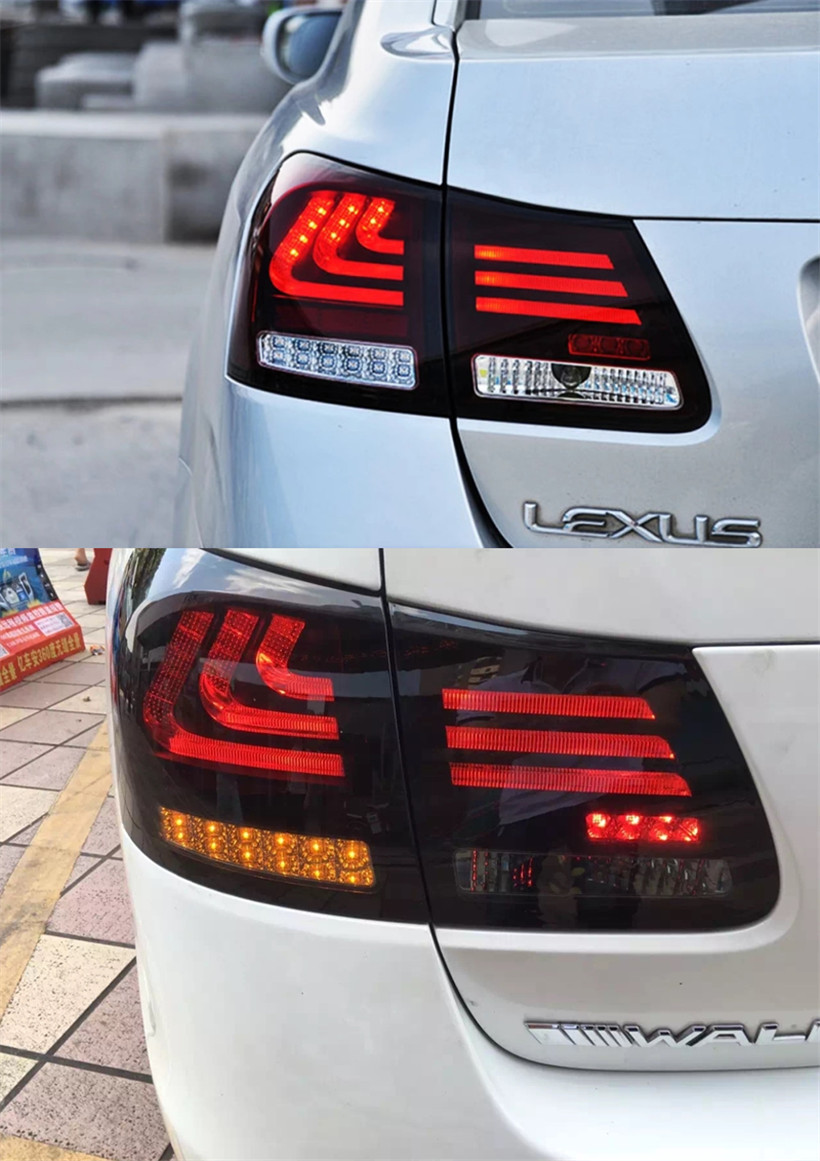 Car Tail Lights Accessories For GS350 LED Fog Taillight 2006-2010 Lexus Rear Lamp LED Turn Signal Brake Reversing Light