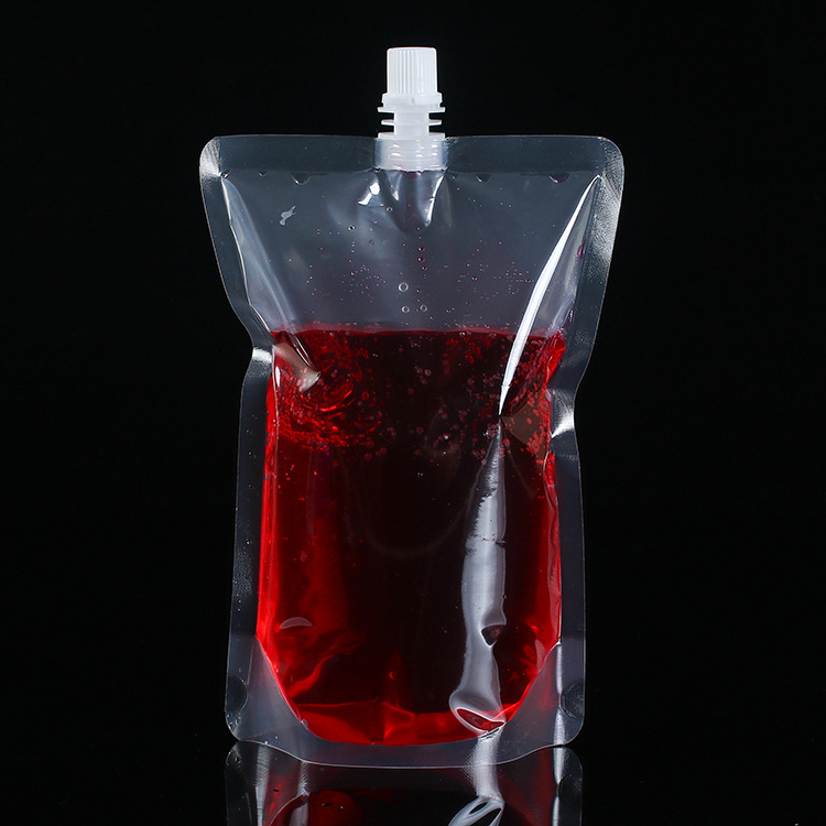 250ml Stand-up Plastic Drinking Packaging Bag Spout Pouch for Juice Milk Coffee Beverage Liquid Packing bags Drink Pouch