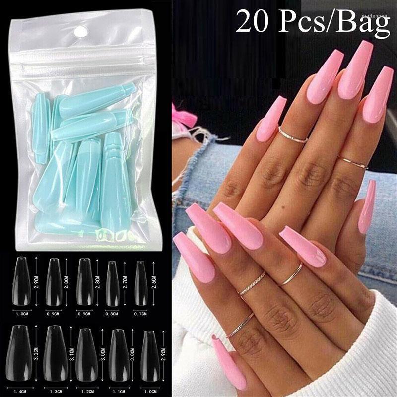 False Nails 20pcs/box Full Cover Fake Nail Artificial Press On Long Ballerina Clear/Natural/white Coffin Art Tips Manicure Tool Prud22
False Nails 20pcs/box Full Cover Fake Nail Artificial Press On Long Ballerina Clear/Natural/white Coffin Art Tips Manicure Tool Prud22