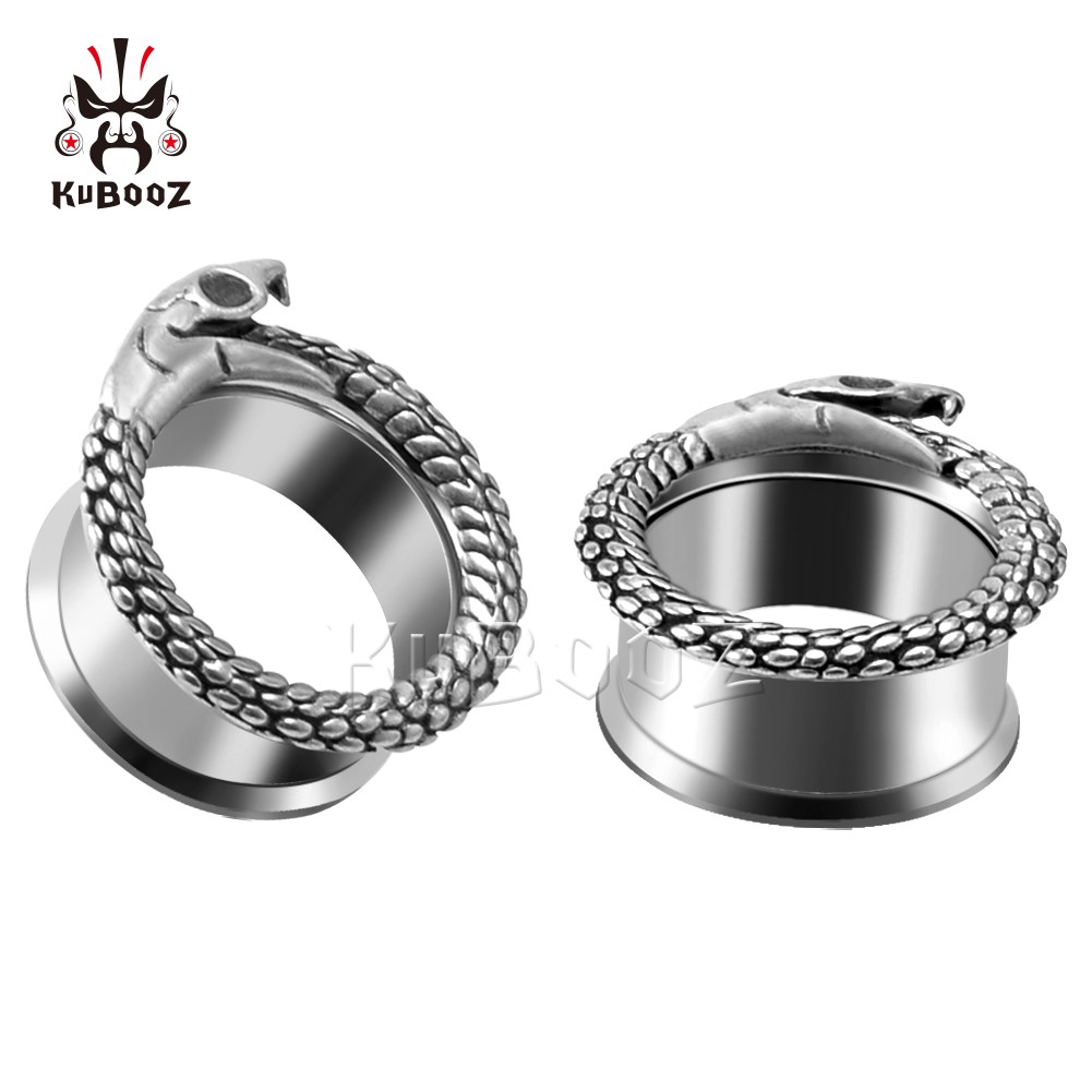 KUBOOZ Stainless Steel Snake Eats Tail Ear Plugs Tunnels Body Jewelry Piercing Earring Gauges Stretchers Expanders 6-25mm 36PCS
KUBOOZ Stainless Steel Snake Eats Tail Ear Plugs Tunnels Body Jewelry Piercing Earring Gauges Stretchers Expanders 6-25mm 36PCS