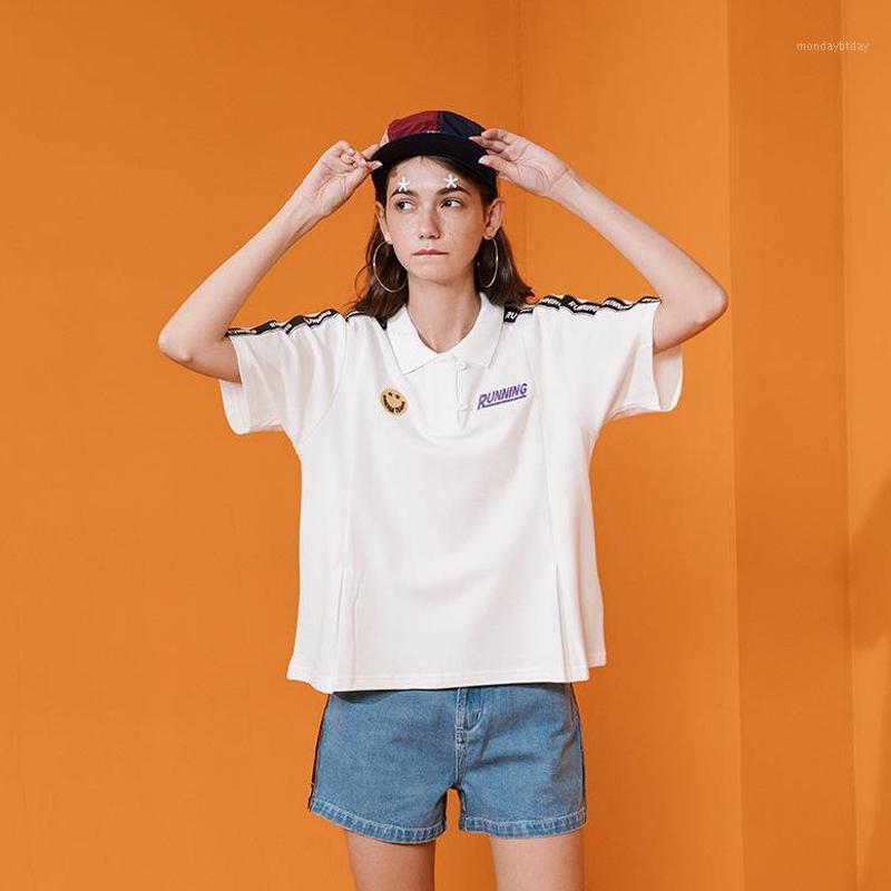 Women' T-Shirt Women Summer Ribbon RUNNING Printed Short Sleeve White Black Turn Down Collar Loose Cotton Tee Shirt Tops Casual
Women' T-Shirt Women Summer Ribbon RUNNING Printed Short Sleeve White Black Turn Down Collar Loose Cotton Tee Shirt Tops Casual
