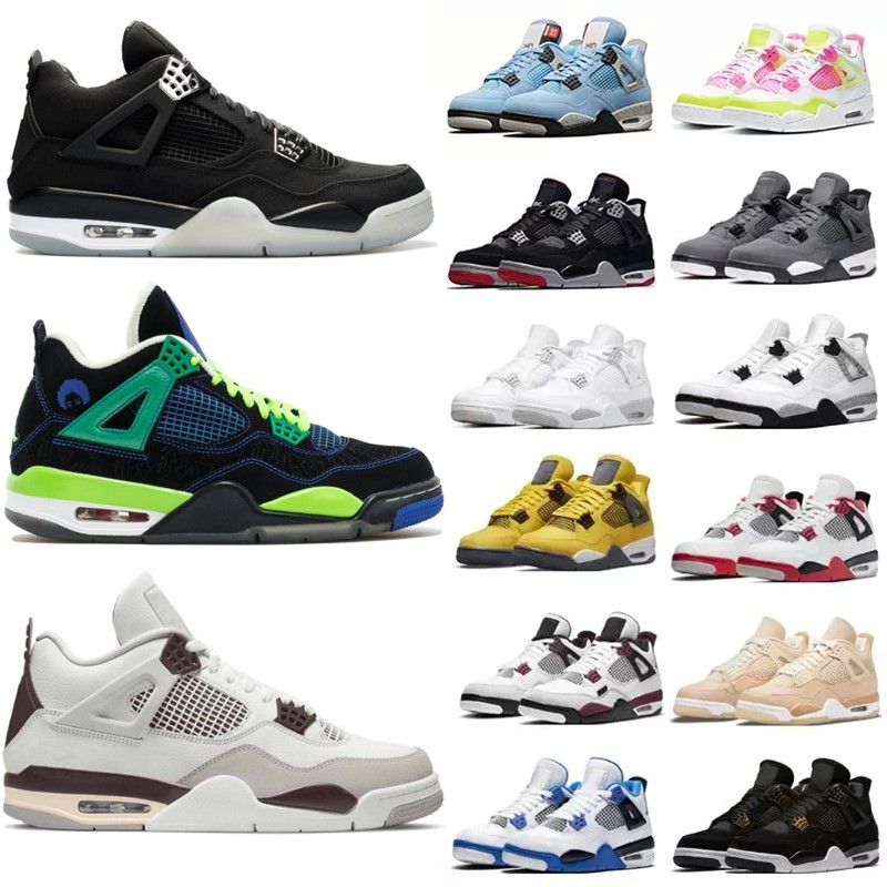 Basketball Shoes 4s Thunder 2023 Craft Pine Green University Blue Manila 4 Lightning Laser Black Gum Motorsport White Oreo Cement Raptors Tattoo Women Men Sneakers, 4s lightning
Basketball Shoes 4s Thunder 2023 Craft Pine Green University Blue Manila 4 Lightning Laser Black Gum Motorsport White Oreo Cement Raptors Tattoo Women Men Sneakers, 4s lightning