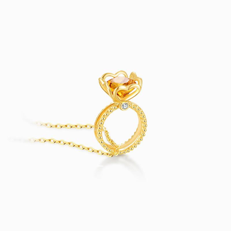 Pendant Necklaces Hainon Fashion Gold Color Necklace Charm Heart Ring Shape With Big Cubic Zircon Chain For Women
Pendant Necklaces Hainon Fashion Gold Color Necklace Charm Heart Ring Shape With Big Cubic Zircon Chain For Women