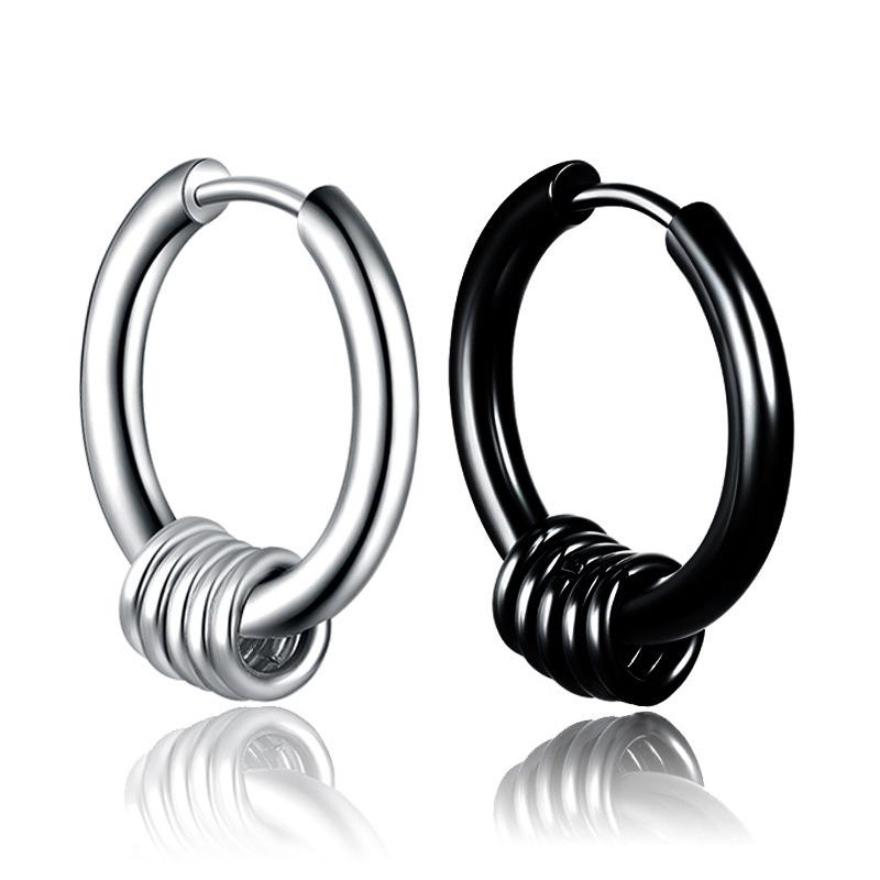 Stud Pair 2PC Punk Style Titanium Steel Round Circle Earrings Men Hip Hop Male Female Trendy Party JewelryStud
Stud Pair 2PC Punk Style Titanium Steel Round Circle Earrings Men Hip Hop Male Female Trendy Party JewelryStud