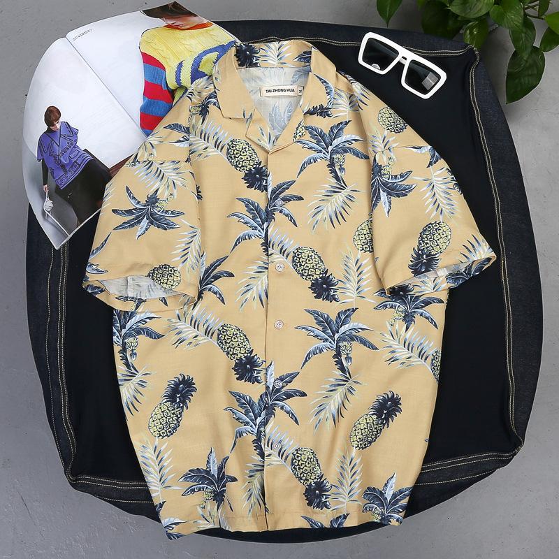 Men's Casual Shirts Thin Men Couple Loose Beach Holiday Travel Hawaii Breathable Half Sleeve Cool Tropical Styl Pineapple Print TopsMen's, Pink
Men's Casual Shirts Thin Men Couple Loose Beach Holiday Travel Hawaii Breathable Half Sleeve Cool Tropical Styl Pineapple Print TopsMen's, Pink