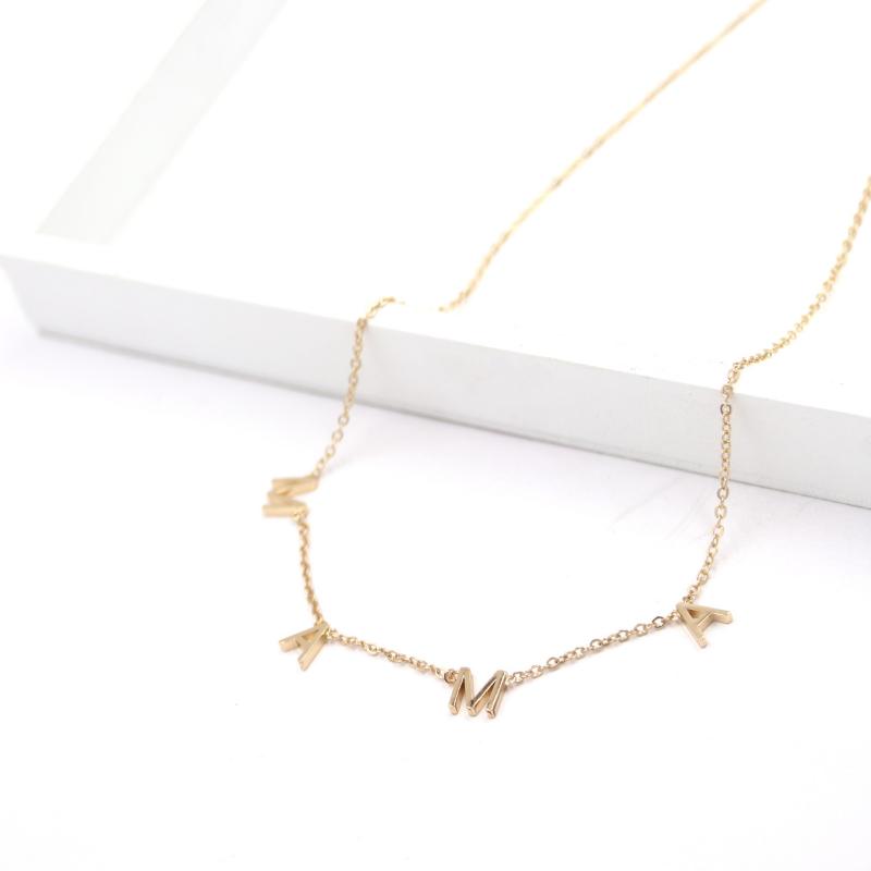 Chains Simple Mama Letter Pendant Necklace For WomenChains
Chains Simple Mama Letter Pendant Necklace For WomenChains