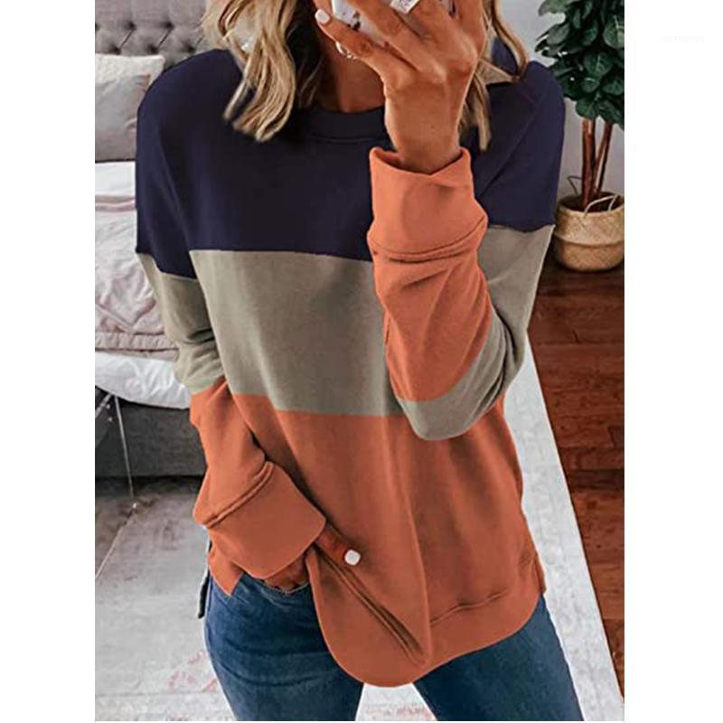 Women' Long Sleeve Pullover, Casual Round Neck Striped Color Block Loose T-Shirt Blouse -XL Blouses & Shirts
Women' Long Sleeve Pullover, Casual Round Neck Striped Color Block Loose T-Shirt Blouse -XL Blouses & Shirts