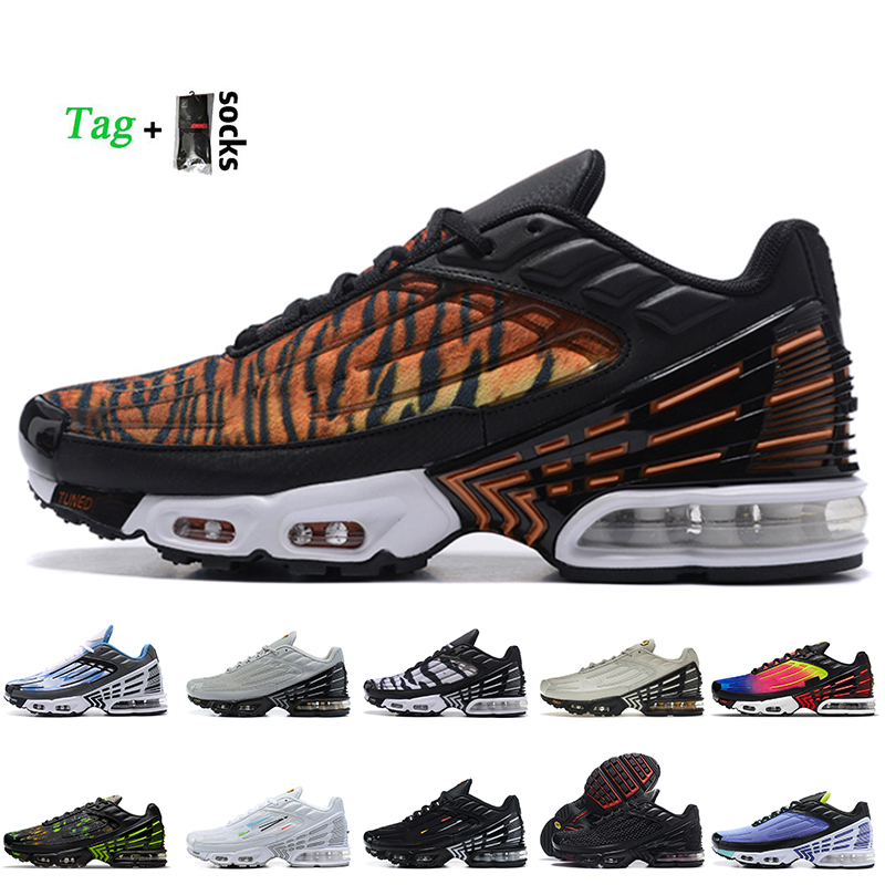 WITH BOX Designer Top Fashion Tuned III TN Plus 3 Women Mens Running Shoes TN3 Rainbow Bone Black Iridescent Crater Laser Blue Obsidian Grey Navy Leather White tnplus T, A23 39-45
WITH BOX Designer Top Fashion Tuned III TN Plus 3 Women Mens Running Shoes TN3 Rainbow Bone Black Iridescent Crater Laser Blue Obsidian Grey Navy Leather White tnplus T, A23 39-45