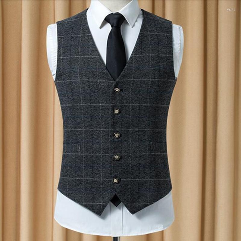 Men Plaid Suit Vest Slim Grey Casual Waistcoat For Wedding Dress Plus Size 5XL 6XL Men' Vests, Dark grey
Men Plaid Suit Vest Slim Grey Casual Waistcoat For Wedding Dress Plus Size 5XL 6XL Men' Vests, Dark grey