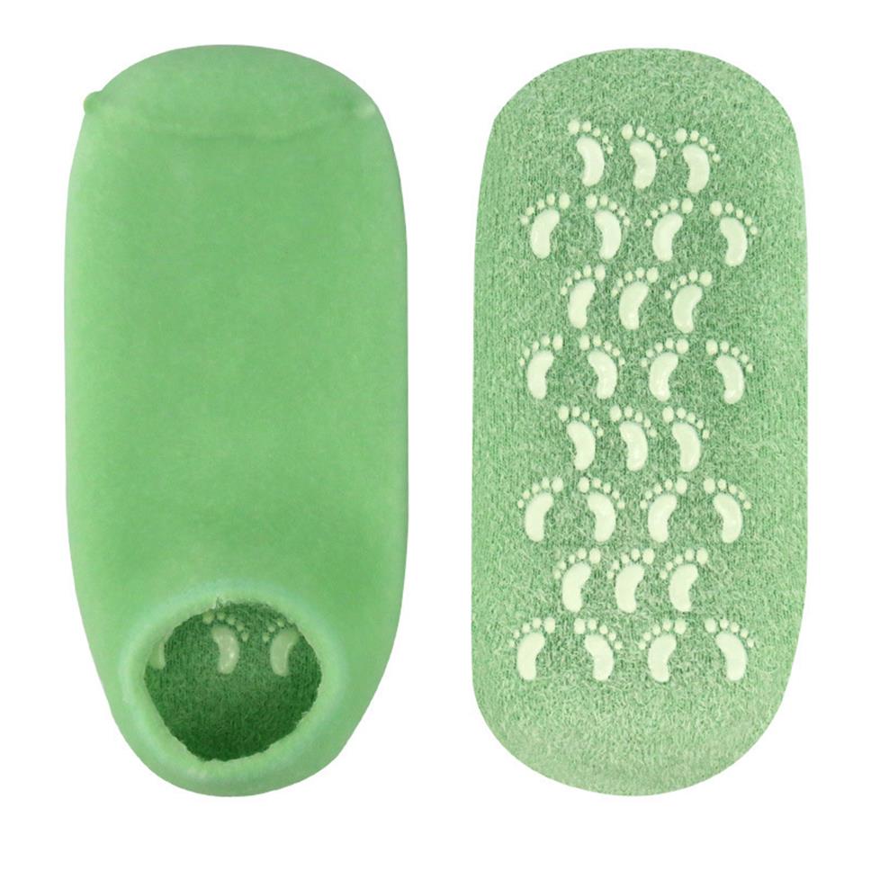 Lavender Jojoba Oil Exfoliating Foot Mask Gloves Spa Gel Sock Moisturizing Hand Mask Feet Care Beauty Silicone Socks Calcetin De Gel Para Spa De Belle