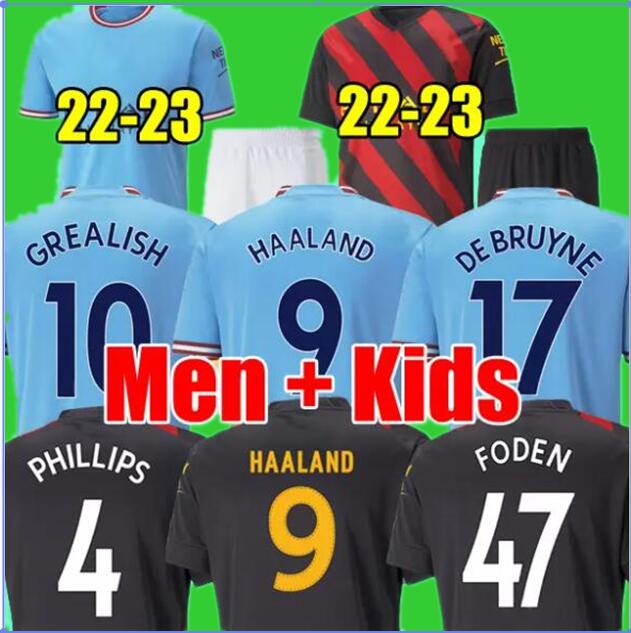22 23 HAALAND SOCCER JERSEYS GREALISH STERLING MANS CITIES MAHREZ fans player version DE BRUYNE FODEN 2022 2023 football tops shirt kids kit sets uniform Boys youth, S-xxl
22 23 HAALAND SOCCER JERSEYS GREALISH STERLING MANS CITIES MAHREZ fans player version DE BRUYNE FODEN 2022 2023 football tops shirt kids kit sets uniform Boys youth, S-xxl