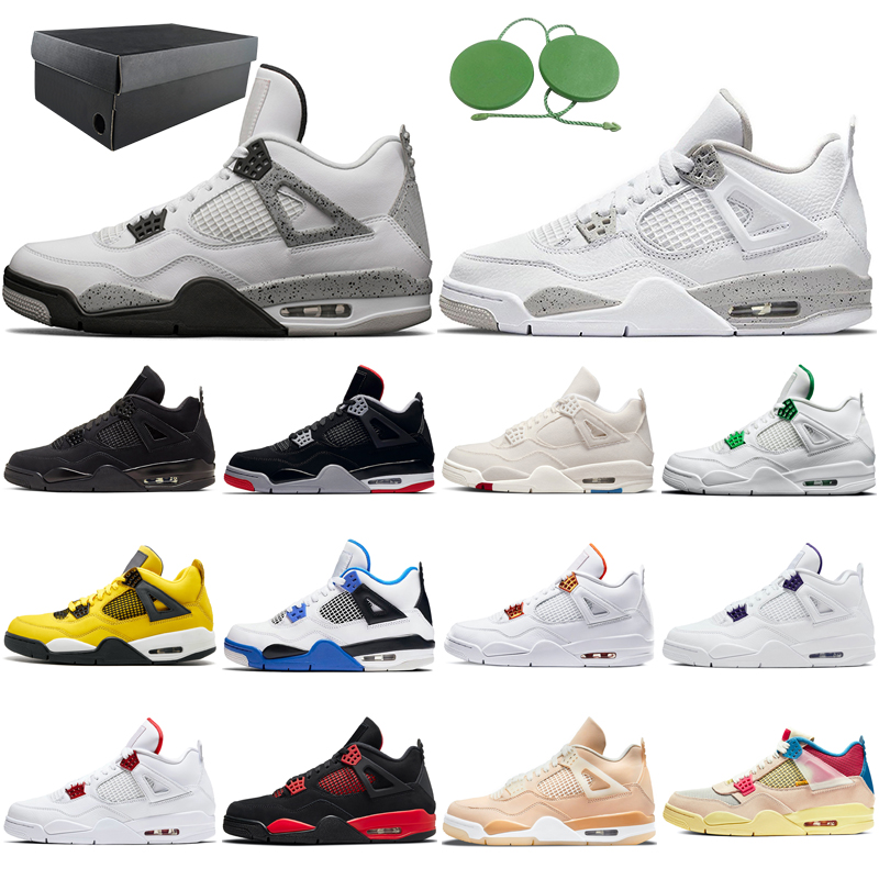 2022 fashon black cat 4s basketball shoes 4 men Red Thunder Canvas Green Metallic Lightning Motorsports Orange Metallic Shimmer Zen Master sneakers with box
2022 fashon black cat 4s basketball shoes 4 men Red Thunder Canvas Green Metallic Lightning Motorsports Orange Metallic Shimmer Zen Master sneakers with box