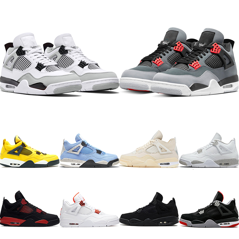 Retro4s 4 Jumpman 2022 Basketball Shoes Men Authentic Military Black Sail University Blue Bred White Oreo Red Thunder Infrared Women Mens Outdoor Sports Sneakers, Double box
Retro4s 4 Jumpman 2022 Basketball Shoes Men Authentic Military Black Sail University Blue Bred White Oreo Red Thunder Infrared Women Mens Outdoor Sports Sneakers, Double box