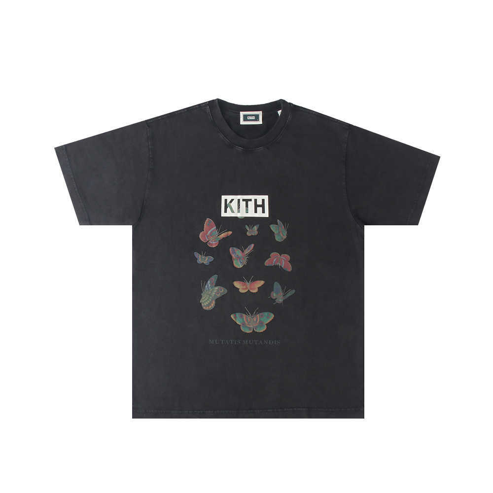 Men's T-Shirts Kit box 22ss butterfly Vintage new wash short sleeve men and women, White
Men's T-Shirts Kit box 22ss butterfly Vintage new wash short sleeve men and women, White