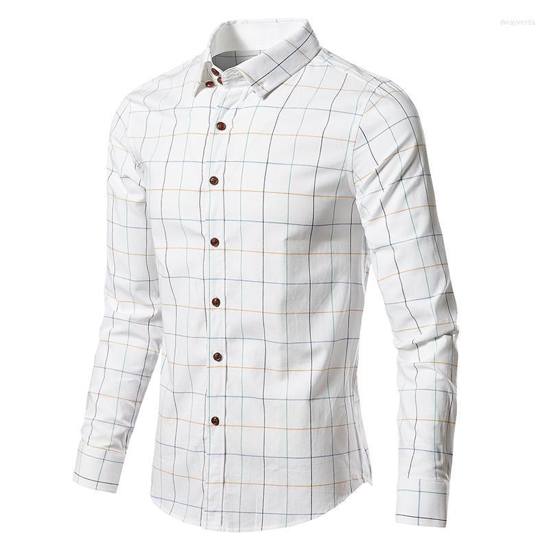 Men' Dress Shirts Men Plaid Outwear Long Sleeve Good Quality Formalwear Spring Cotton Slim Size 5XL Dway22, Blue
Men' Dress Shirts Men Plaid Outwear Long Sleeve Good Quality Formalwear Spring Cotton Slim Size 5XL Dway22, Blue