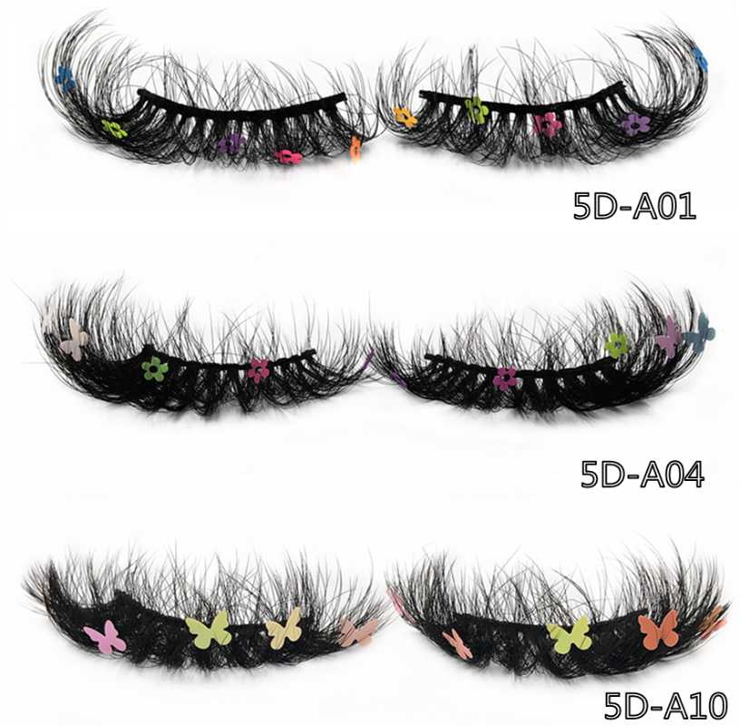 False Eyelashes Trending Colored Butterfly/Flower Eyelash Full Strip Hand Made 125mm Charming Makeup 5D Lashes With Butterflies On ThemFalse
False Eyelashes Trending Colored Butterfly/Flower Eyelash Full Strip Hand Made 125mm Charming Makeup 5D Lashes With Butterflies On ThemFalse