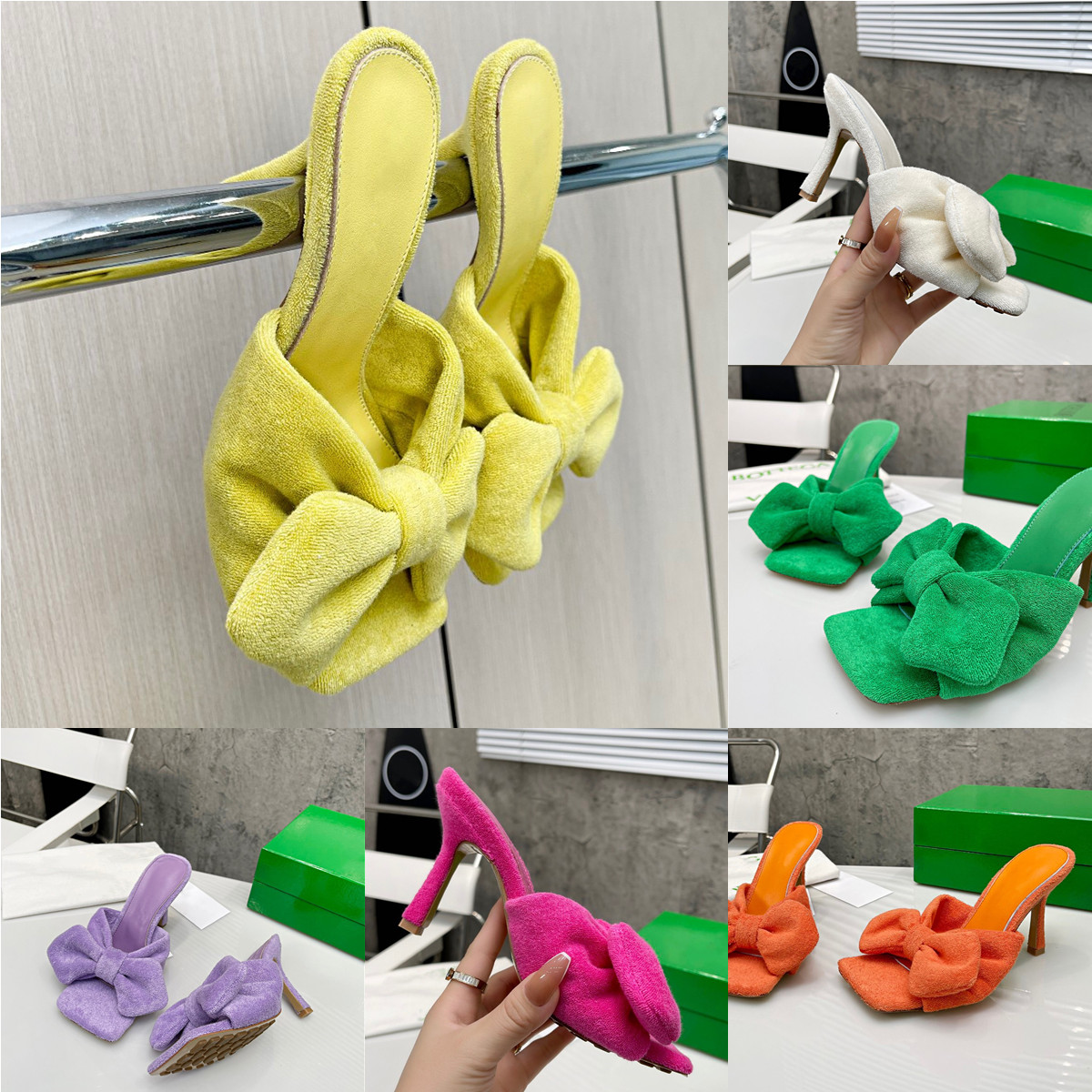 High-heeled sandals high heel slipper Women rubber non-slip suede purple women bow slippers RESORT SPONGE loafers designer luxury ladies casual shoes
High-heeled sandals high heel slipper Women rubber non-slip suede purple women bow slippers RESORT SPONGE loafers designer luxury ladies casual shoes