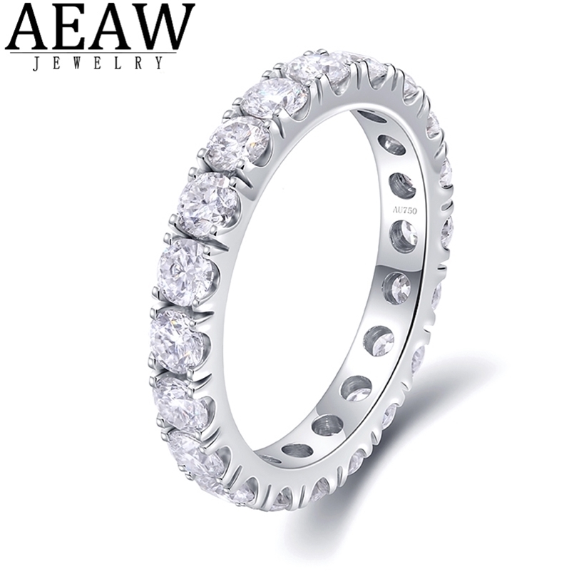 AEAW Solid 14K White Gold Round Enternity Full Diamond Band 2 5mm 1 5ctw DF Color For Women 220716
AEAW Solid 14K White Gold Round Enternity Full Diamond Band 2 5mm 1 5ctw DF Color For Women 220716