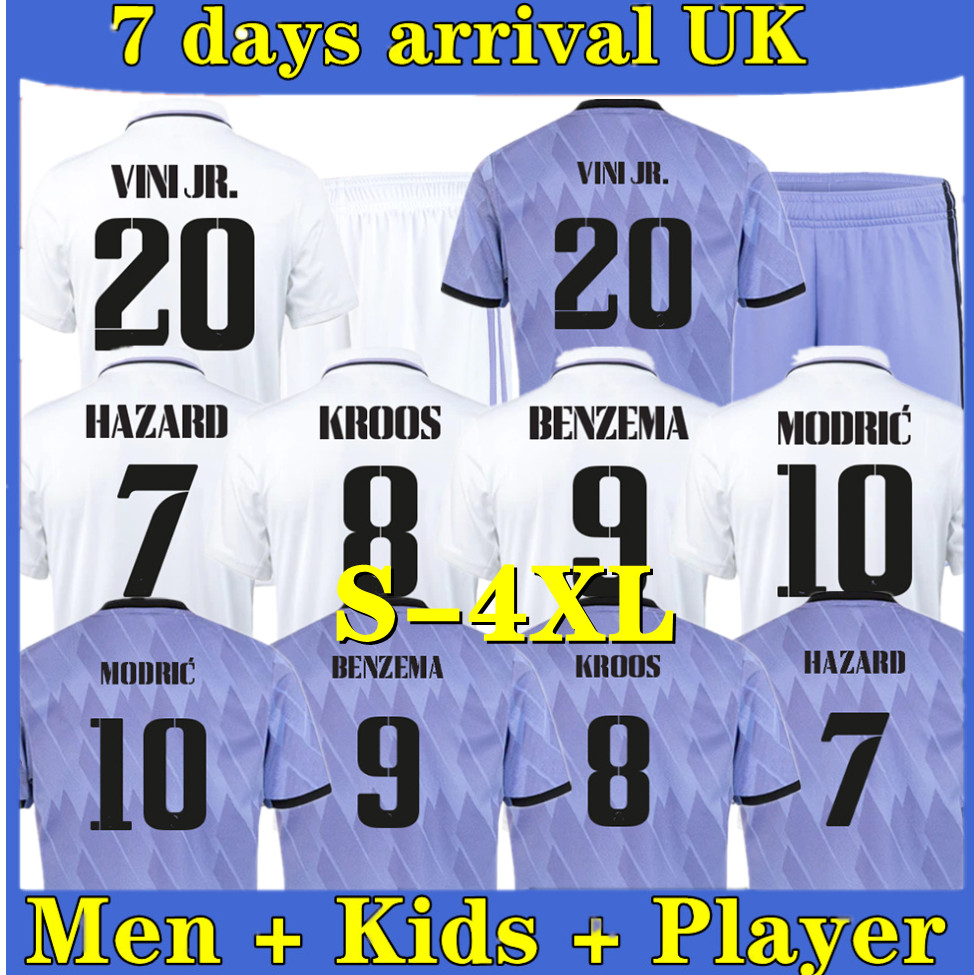 2023 BENZEMA -4XL soccer jersey Player version football shirt MODRIC ALABA VALVERDE Rudiger camiseta men kids 2022 uniforms VINI JR TCHOUAMENI, 22/23 player-away+la liga
2023 BENZEMA -4XL soccer jersey Player version football shirt MODRIC ALABA VALVERDE Rudiger camiseta men kids 2022 uniforms VINI JR TCHOUAMENI, 22/23 player-away+la liga