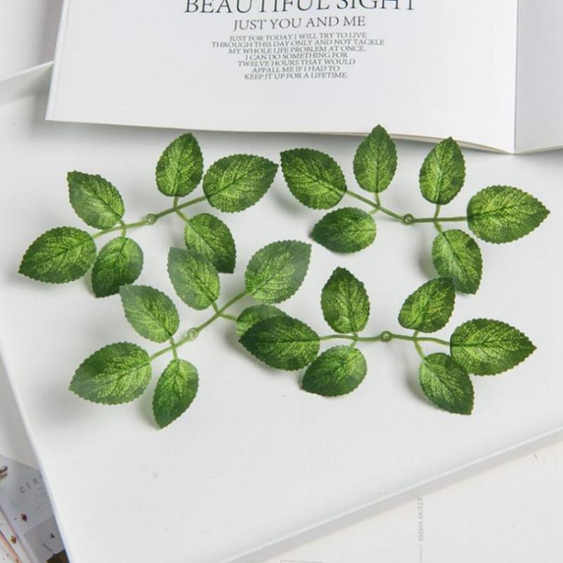 Decorative Flowers & Wreaths 20 Pieces Silk Rose Leaves Fake Plant Wedding Scrapbooking For Christmas Home Diy Handwork Artificial
Decorative Flowers & Wreaths 20 Pieces Silk Rose Leaves Fake Plant Wedding Scrapbooking For Christmas Home Diy Handwork Artificial