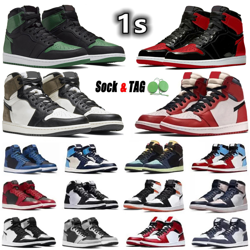 Top quality Jumpman 1 Mens Basketball shoes university blue hype royal twist obsidian UNC bio hack patent bred heritage seafoam wolf grey
Top quality Jumpman 1 Mens Basketball shoes university blue hype royal twist obsidian UNC bio hack patent bred heritage seafoam wolf grey