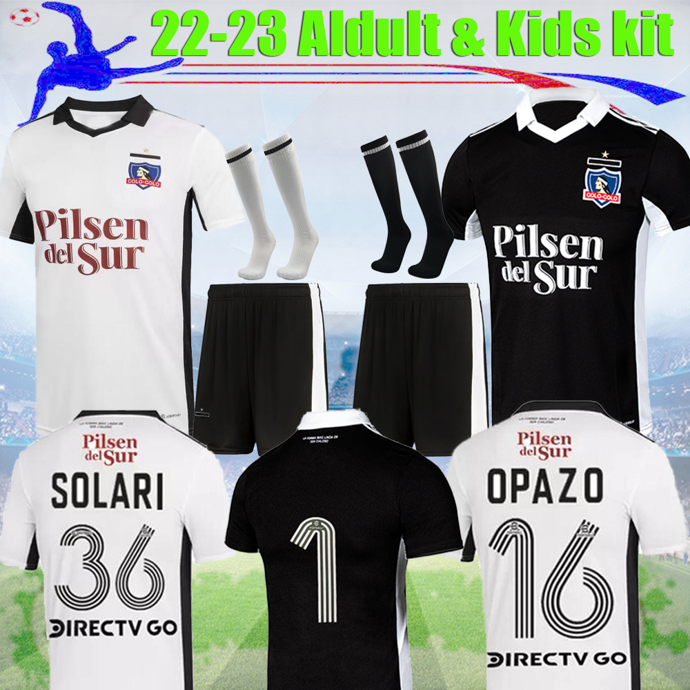 22 23 Colo-colo soccer Jerseys OPAZO 2022 2023 FALCON LUCERO Suazo Costa Parraguez SOLARI Bolados BLANDI ZAVALA Men football jersey, 22/23 home
22 23 Colo-colo soccer Jerseys OPAZO 2022 2023 FALCON LUCERO Suazo Costa Parraguez SOLARI Bolados BLANDI ZAVALA Men football jersey, 22/23 home