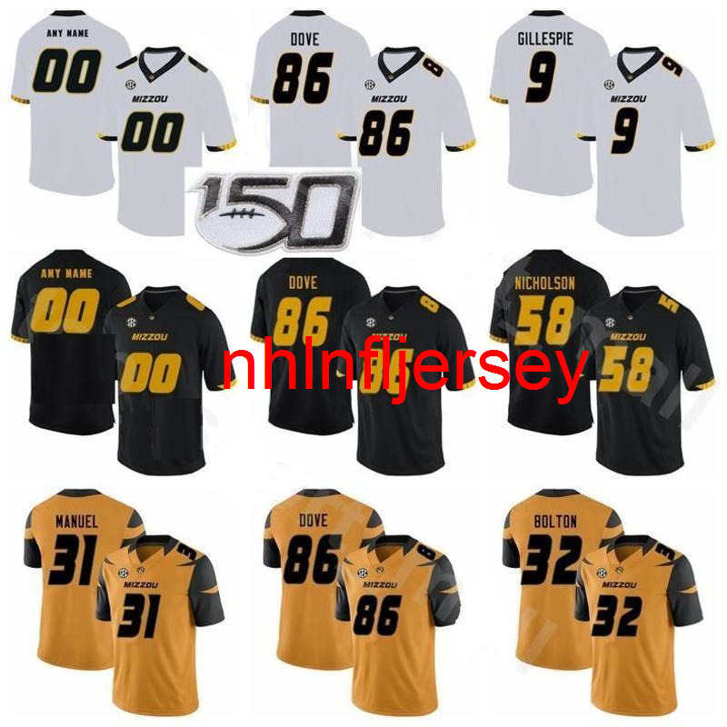 Men Women Kids NCAA College Missouri Tigers Football 32 Nick Bolton Jersey 86 Tauskie Devin Nicholson 3 Martez Manuel 9 Tyree Gillespie, As shown in illustration
Men Women Kids NCAA College Missouri Tigers Football 32 Nick Bolton Jersey 86 Tauskie Devin Nicholson 3 Martez Manuel 9 Tyree Gillespie, As shown in illustration