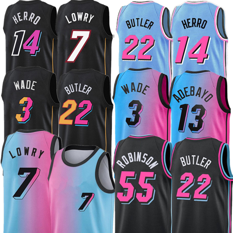 Kyle 7 Lowry Jersey Tyler 14 Herro Jimmy 22 Butler Dwyane 3 Wade Basketball Jerseys Duncan 55 Robinson Bam 13 Adebayo Black Pink Blue White Red S M L XL Man
Kyle 7 Lowry Jersey Tyler 14 Herro Jimmy 22 Butler Dwyane 3 Wade Basketball Jerseys Duncan 55 Robinson Bam 13 Adebayo Black Pink Blue White Red S M L XL Man