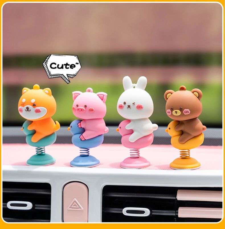 Anime Cute Animal Shaking Head Spring Toys Car Panel Dashboard Decoration PVC Car Ornament Doll Auto Interior Accessories Gift
Anime Cute Animal Shaking Head Spring Toys Car Panel Dashboard Decoration PVC Car Ornament Doll Auto Interior Accessories Gift