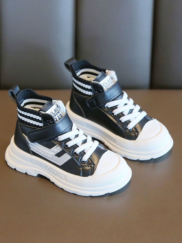 Toddler Boys Striped Pattern Boots SHE