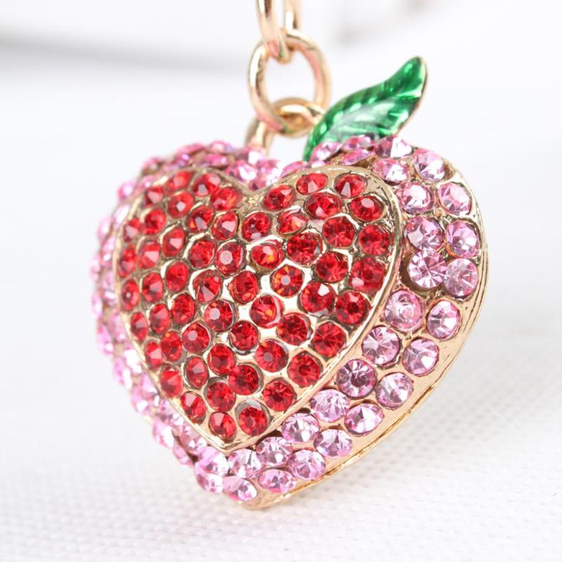 Keychains Strawberry Love Heart Fruit Crystal Rhinestone Charm Pendant Purse Bag Car Key Ring Chain Creative Wedding Party GiftKeychains Key
Keychains Strawberry Love Heart Fruit Crystal Rhinestone Charm Pendant Purse Bag Car Key Ring Chain Creative Wedding Party GiftKeychains Key