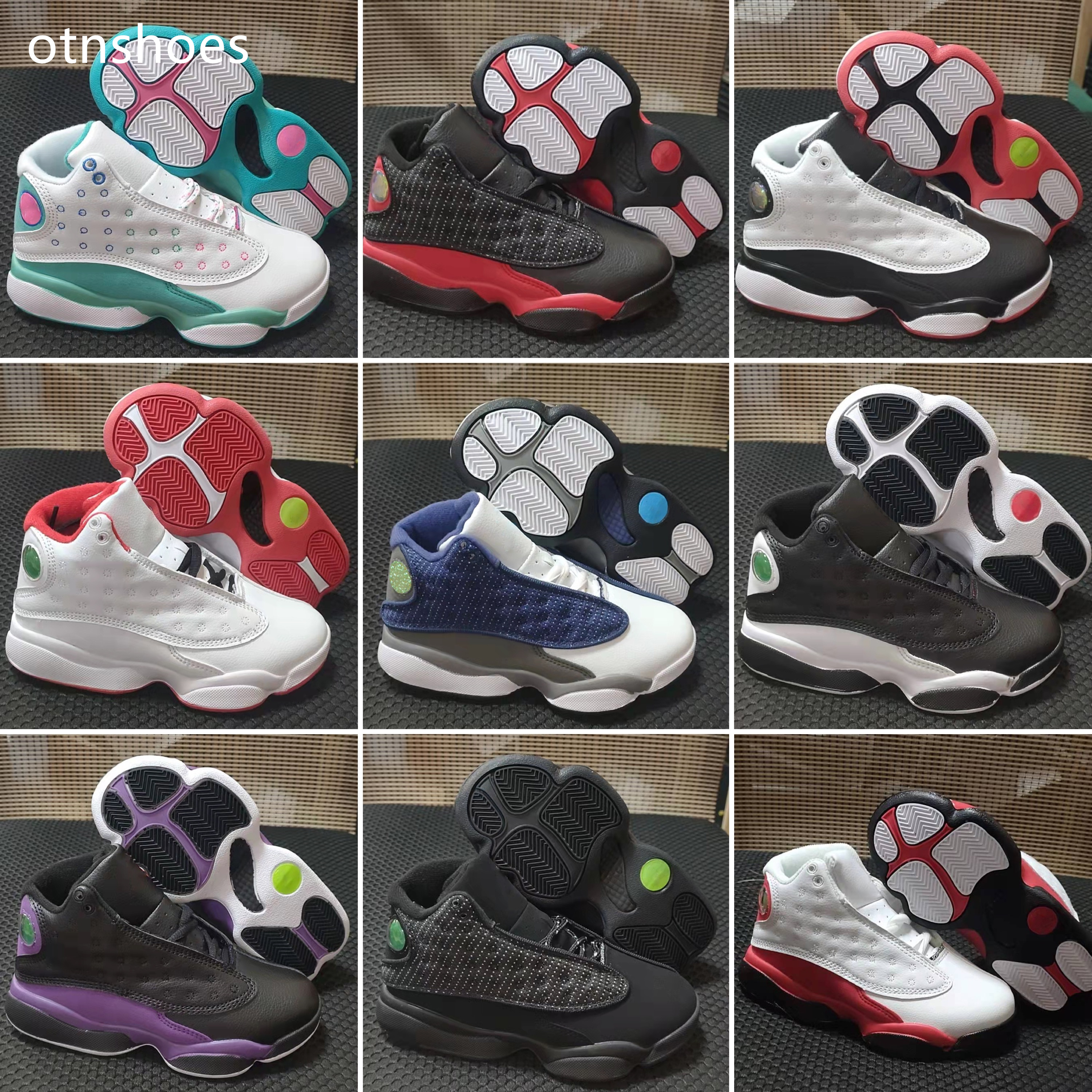 2022 13s basketball shoes Black White Red Blue Boys Girls Youth Kids a sneakers for sale size 28-35, Color 8
2022 13s basketball shoes Black White Red Blue Boys Girls Youth Kids a sneakers for sale size 28-35, Color 8
