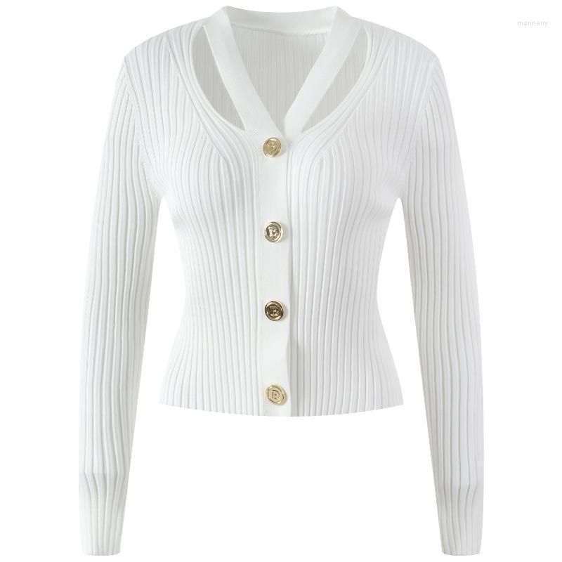 Women' Knits & Tees Trendy Brand Ladies Featured Knit Long Sleeve Split Fork V-Neck Metal Button Stretch Thin Sweater Tops 3 Color For Opti, Black
Women' Knits & Tees Trendy Brand Ladies Featured Knit Long Sleeve Split Fork V-Neck Metal Button Stretch Thin Sweater Tops 3 Color For Opti, Black