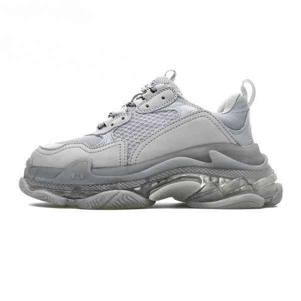Paris Casual Shoes Triple S Clear Sole Trainers Dad Shoe Sneaker Black Silver Crystal Bottom Mens Womens Superior Quality Chaussures
Paris Casual Shoes Triple S Clear Sole Trainers Dad Shoe Sneaker Black Silver Crystal Bottom Mens Womens Superior Quality Chaussures