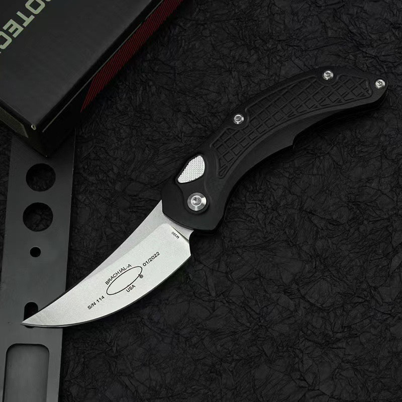 2022 Brachial Auto Folding Knife Aluminium Handle M390 Blade Pocket EDC Tool Kitchen Automatic Camping Hunting Utility Outdoor Knives
2022 Brachial Auto Folding Knife Aluminium Handle M390 Blade Pocket EDC Tool Kitchen Automatic Camping Hunting Utility Outdoor Knives