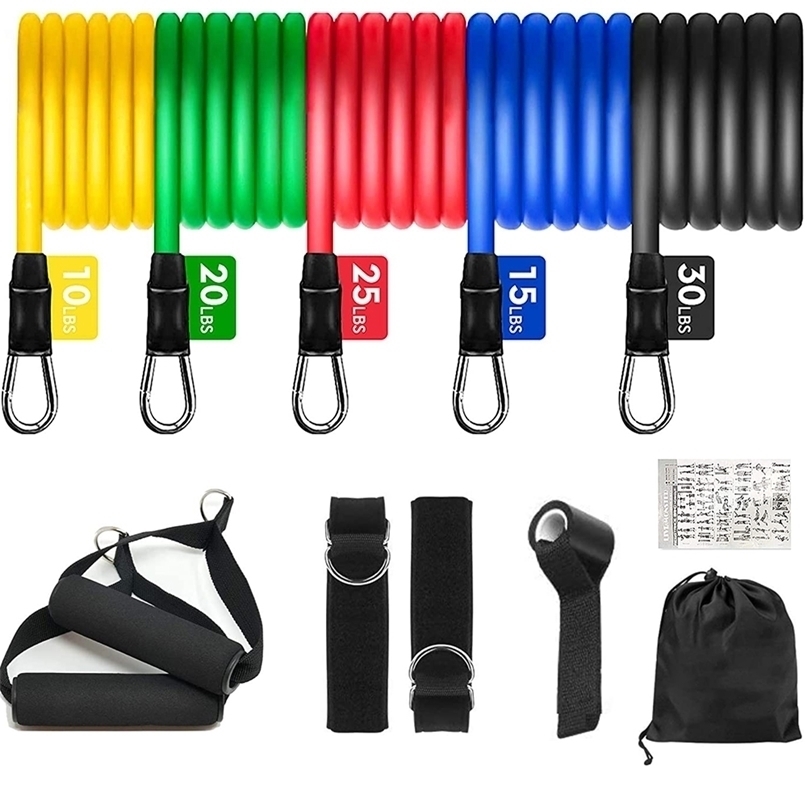 11PCS Resistance Bands Set Bodybuilding Home Gym Equipment Professional Weight Training Fitness Elastic Rubber Bands Expander 220615, Peach
11PCS Resistance Bands Set Bodybuilding Home Gym Equipment Professional Weight Training Fitness Elastic Rubber Bands Expander 220615, Peach