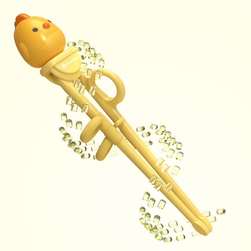 Kids Chopsticks Cartoon Training Children Spoon Fork Set Stainless Steel Kids Eating Utensils Toddler Baby Flatware Accessories 220512