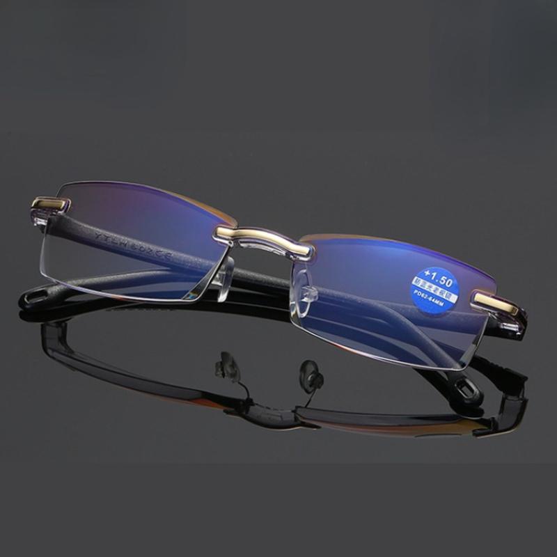 Sunglasses Frameless Reading Glasses Men Anti Blue Rays Presbyopia Women Vintage Rimless Eyeglasses Diopter 0-4.0Sunglasses
Sunglasses Frameless Reading Glasses Men Anti Blue Rays Presbyopia Women Vintage Rimless Eyeglasses Diopter 0-4.0Sunglasses