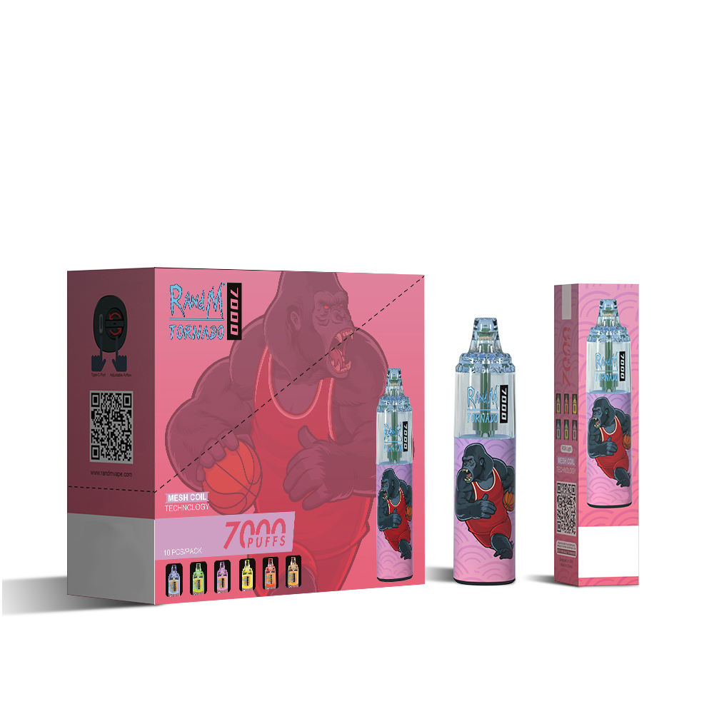 original randm tornado 7000 puff disposable vape pen electronic cigarette Prefilled RGB light Glowing 14ml vaper 7000 puff 7k vapers desechables e cigarette
original randm tornado 7000 puff disposable vape pen electronic cigarette Prefilled RGB light Glowing 14ml vaper 7000 puff 7k vapers desechables e cigarette